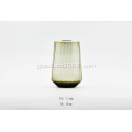 Hand Made Glasses With Gold Rim Smoky Gray Glass Tumblers Manufactory